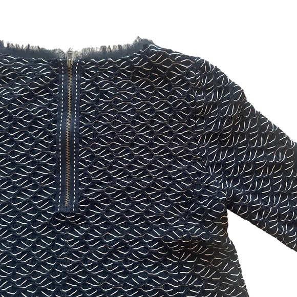 Women S Anthropologie Postmark Black Textured Eyelash Trim Blouse Shirt Top - Picture 6 of 6